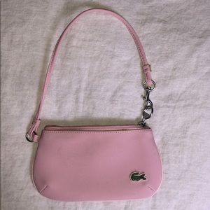 Pink Lacoste Clutch